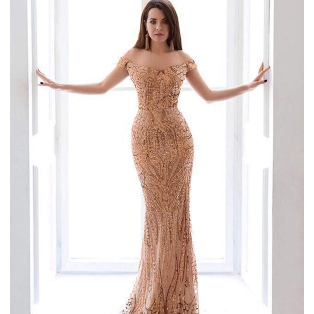 Gold Evening Gown